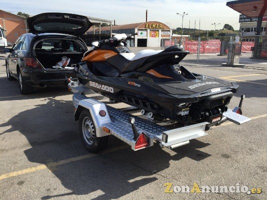 Thalman remolque mixto de aluminio moto de agua/quad